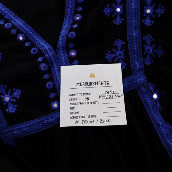 FREE PEOPLE Boogie All Night Balloon Lace Sleeve Top Blouse Embroidered Small - Picture 15 of 15